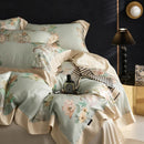 GobekUsa Eucalyptus Fiber Bedding Set: Duvet Cover, Bed Sheet, Fitted Sheet, Pillowcases