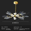GobekUsa Leaf-Shaped Pendant Lights for Bedroom, Living Room, and Restaurant