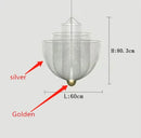 GobekUsa Grid Meshmatics Dimmable LED Chandelier Pendant - Modern Metal Design