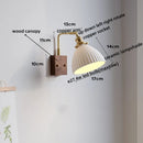 GobekUsa Ceramic Copper LED Wall Lamps Bedroom Bathroom Mirror Light Fixtures