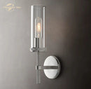 GobekUsa LED Glass Wall Sconce: Modern Knurled Indoor Light for Bedroom, Bathroom, Living Room