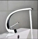 GobekUsa Black/Gold Basin Faucet Modern Bathroom Mixer Tap, Single Handle Waterfall Hot Cold