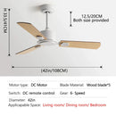 GobekUsa 56" Industrial Style Black Ceiling Fan with Remote Control for Indoor Rooms