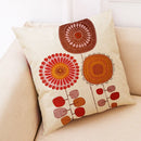 GobekUsa Abstract Tree Flower Pattern Pillow Cover for Home Decor