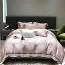 GobekUsa Eucalyptus Lyocell Flowers Duvet Set with Sheet & Pillowcases