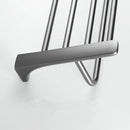 GobekUsa Grey Bathroom Accessories Set: Paper Holder, Corner Shelf, Towel Rack, Toilet Brush Holder, Towel Holder