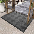 GobekUsa Large Rubber Indoor Outdoor Doormat | Durable Shoe Scraper Mat
