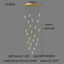 GobekUsa Diamond Crystal Chandelier - Gold Interior Designer Living Room Lamp