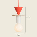 GobekUsa LED Wooden Pendant Light: Nordic Design, Kawaii Bedroom Decor Fixture