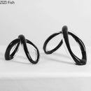 GobekUsa Knot Ornaments Glass Sculpture for Desk Decor - Creative Geometric Artwork
