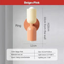 GobekUsa Cream Double Head LED Wall Lamps for Living Room Bedroom Indoor Decoration