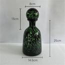 GobekUsa Leopard Texture Glass Vase: Modern Floral Vase for Chic Room Decor