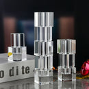 GobekUsa Geometric Glass Vase Stack for Home Decor & Flower Arrangement