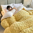 GobekUsa Cozy Winter Bed Blanket: Luxe Lamb Cashmere Warmth Quilt for Comfort