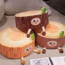 GobekUsa Cartoon Tree Stump Cushion for Bedroom, Sofa & Balcony Decoration
