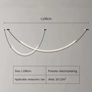 GobekUsa Designer Arc Line Restaurant Lighting Chandelier