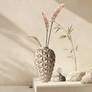 GobekUsa Geometric Diamond Ceramic Vase: Stylish Flower Arrangement Décor Jar