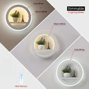 GobekUsa Dimmable LED Wall Lamp with Remote Control for Bedroom and Living Room