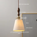 GobekUsa Ceramic LED Pendant Light Nordic Modern Hanging Lamp for Home Decor
