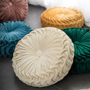 GobekUsa Dutch Velvet Round Seat Cushion: Modern & Comfortable Back Support for Living Room.