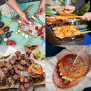 GobekUsa Bamboo BBQ Skewers 100pcs - Catering Grill Camping Meat Tool Eco-Friendly