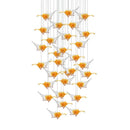 GobekUsa Glass High Ceiling LED Chandeliers Modern Living Room Luxury Design