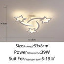 GobekUsa LED Acrylic Chandelier with Remote for Bedroom Dining Living Room Lighting