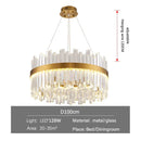 GobekUsa Gold Crystal Ceiling Chandelier | Luxury Indoor Lighting for Living & Dining Room