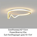 GobekUsa Geometry Round LED Ceiling Light for Home Decor