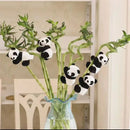 GobekUsa Cute Panda Plush Clip-On Pendant - Small Funny Bedroom Decoration