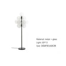GobekUsa Bubble Glass LED Floor & Table Lamp Set for Modern Living Room & Bedroom