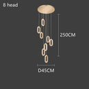 GobekUsa Gold Lustre Oval Acrylic Chandelier for Dining and Living Spaces