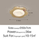 GobekUsa Cream Style LED Ceiling Light for Bedroom and Living Room Decor