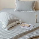 GobekUsa Cool Feeling 3-Piece Bedding Set - Solid Color Bedskirt, Bedspreads, Sheets & Pillowcases