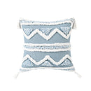 GobekUsa Blue Geometric Double Cushion Cover for Home & Car Decor