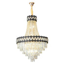 GobekUsa Crystal Chandelier Spiral Staircase Living Room Lamp Texture Design