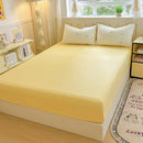 GobekUsa Double Bed Elastic Fitted Sheet - Dust-Proof Microfiber Mattress Cover