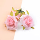 GobekUsa Artificial Silk Roses Head Set for Wedding Home Decor DIY Wreath & Christmas