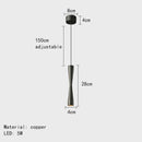 GobekUsa Copper Black Gold LED Pendant Light with Adjustable Cord - 3 Changeable Options