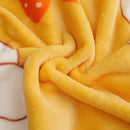 GobekUsa Cartoon Flannel Blanket: Soft & Skin-Friendly for Summer & Autumn Beds.