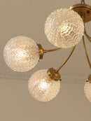 GobekUsa Glass Ball Ceiling Light: Modern Nordic Living Room Dining Room Bedroom Lamp