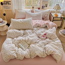 GobekUsa Cloud Touch Ultra Soft Duvet Cover Set in Sweet Design & Double Layer Yarn
