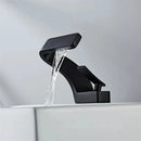 GobekUsa Basin Faucet - Modern Black Brushed Gold Bathroom Mixer Tap Hot Cold Sink