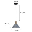 GobekUsa Iron Pendant Light for Dining Room, Kitchen, and Bedroom