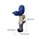 GobekUsa 7" Resin Balloon Dog Statue Jeff Junior Figurine Home Decor Accessory