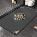 GobekUsa Chinese Style Diatom Mud Entry Door Mat - Super Absorbent & Anti-Slip