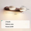 GobekUsa Japanese Retro Stone Wall Mirror Light for Bathroom and Dressing Table