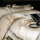 GobekUsa Luxe Champagne Bedding Set in Silky Egyptian Cotton - Queen King Sizes