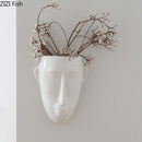 GobekUsa Abstract Human Face Ceramic Vase Plant Pot Room Decoration