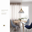 GobekUsa Blue Glass LED Pendant Light - Nordic Modern Hang Lamp